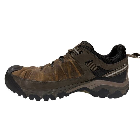 Keen Targhee III waterproof Men\'s Sz 10 hiking shoes brown leather upper outdoor main image 5